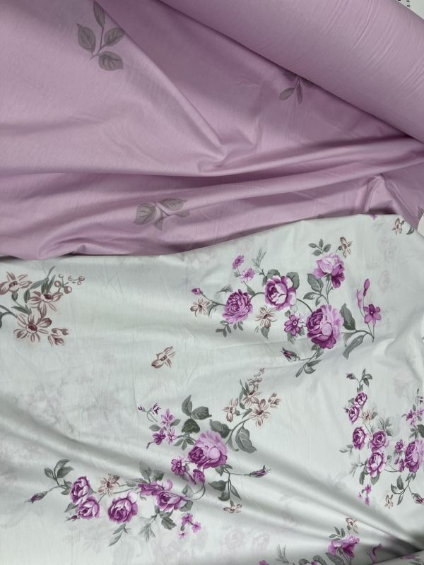 Троянди, сатин (Полуторний)