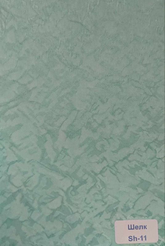 Рулонна штора Шовк закритого типу Бірюзовий