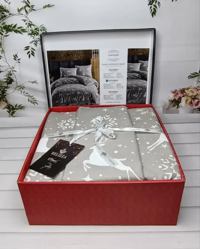 Двоспальний Євро комплект Belizza Navidad Фланель