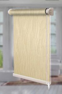 Рулонна штора Lazur відкритого типу Світло-жовтий