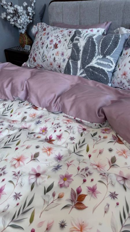 Сатин PREMIUM, FLOWER DREAM (Полуторний)