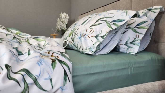 Сатин PREMIUM, LILI підк Цільн., 70/70-двост. нав. (Полуторний)