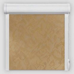 Рулонна штора Шовк закритого типу Жовтий