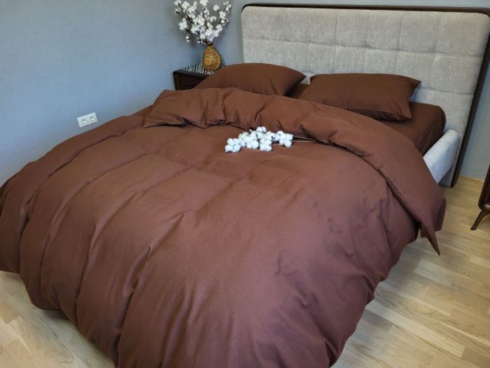 Пряний шоколад S181-122, Turkish flannel (Полуторний)