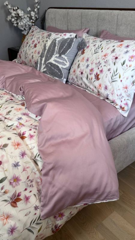 Сатин PREMIUM, FLOWER DREAM (Полуторний)