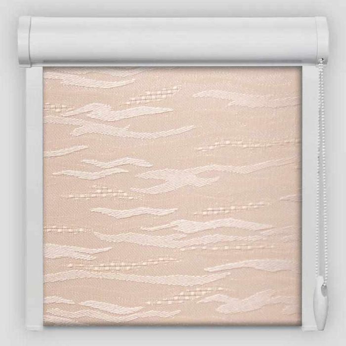 Рулонна штора Лазур закритого типу Персиковий