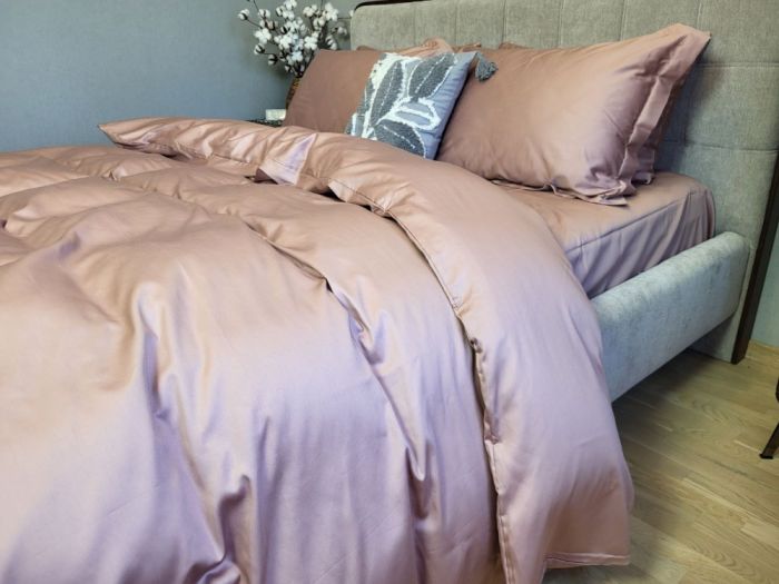 Сатин однотонний MAUVE NEW, №350N (Полуторний)