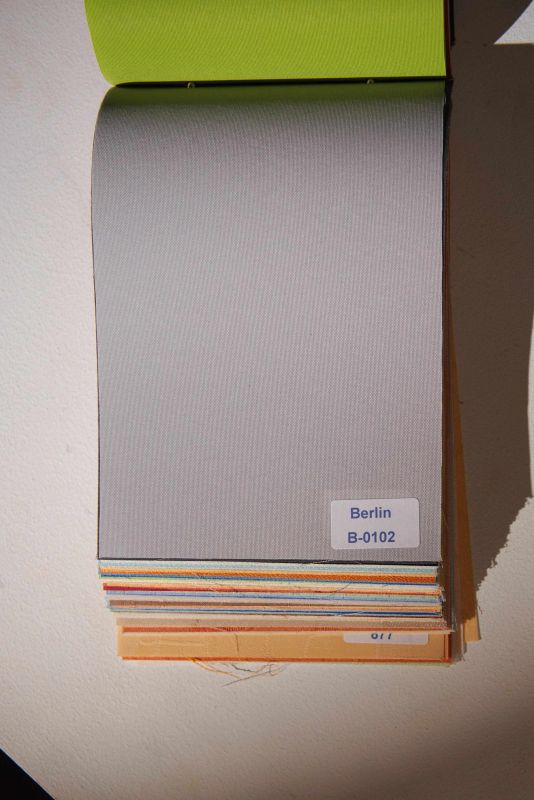 Рулонна штора Berlin відкритого типу Світло-сірий