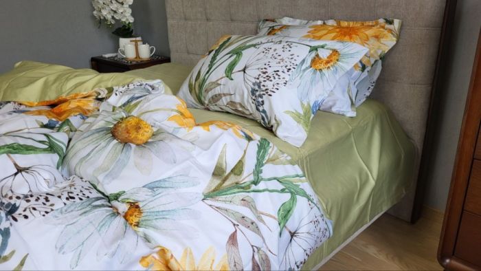 Сатин PREMIUM, SUNSHINE нав 50*70см (Полуторний)