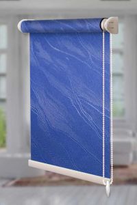 Рулонна штора Woda відкритого типу Синій