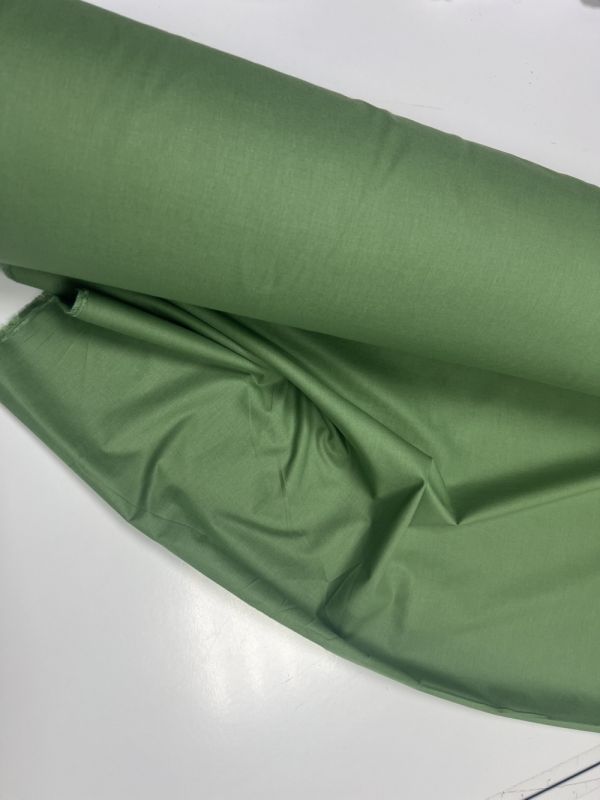 Зелена мята, ранфорс (Полуторний)