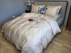 Сатин однотонний BEIGE, №0060 (Полуторний)