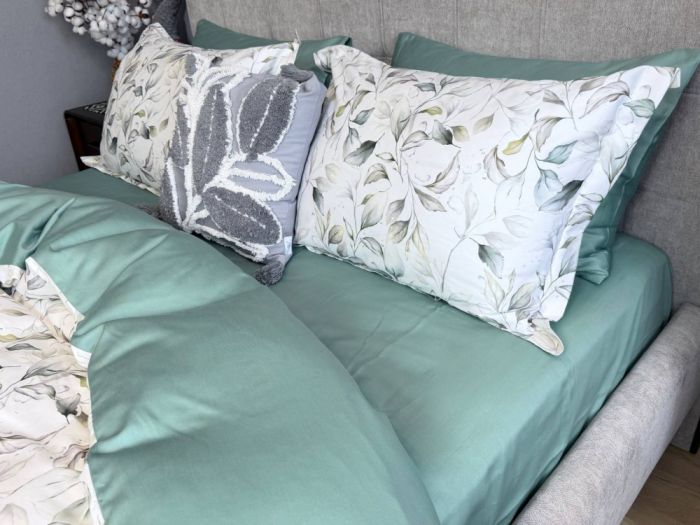 Сатин PREMIUM, HERBALY (Полуторний)