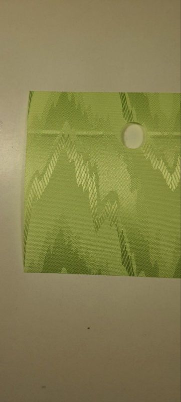 Жалюзі на вікно Фортуна вертикальні 127 мм тканинні Салатовий