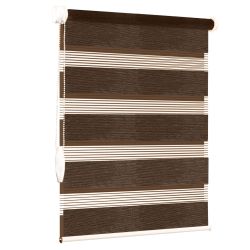 Рулонна штора Imagine день-ніч відкритого типу Шоколадний