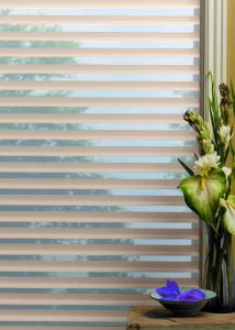 Рулонна штора Силуeт-3D день-ніч відкритого типу Бежевий