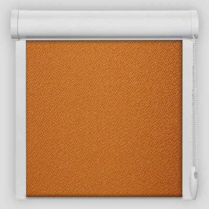 Рулонна штора Перла закритого типу Помаранчевий