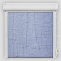 Рулонна штора Льон закритого типу Блакитний