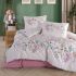 Двоспальний Євро комплект Clasy Bahari V1 Pembe Ранфорс