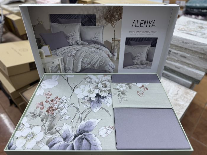 Двоспальний Євро комплект Clasy Alenya Сатин-Digital Exclusive