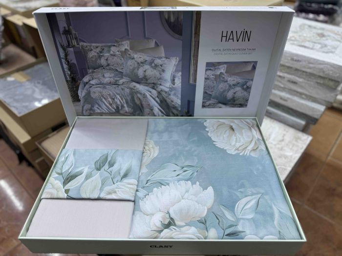 Двоспальний Євро комплект Clasy Havin Сатин-Digital Exclusive