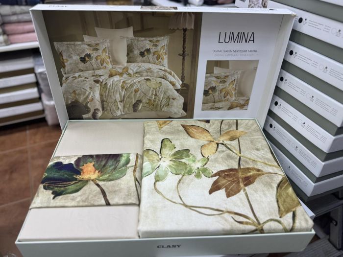Двоспальний Євро комплект Clasy Lumina Сатин-Digital Exclusive