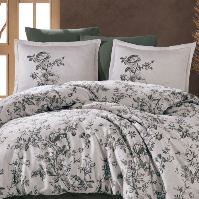 Двоспальний Євро комплект Clasy Dotta Сатин