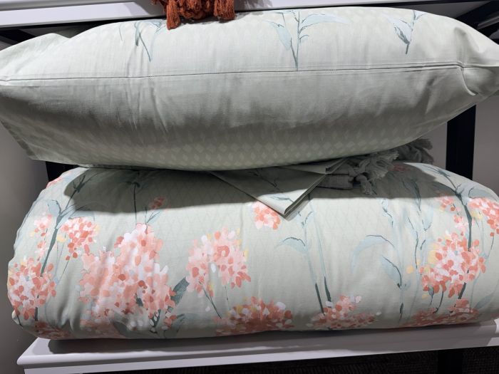 Двоспальний Євро комплект Clasy Nivora V1 Pudra Ранфорс