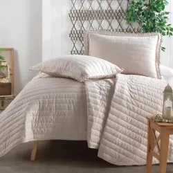 Покривало Clasy Pedra Bej 240*260 см +2 наволочки 50*70 см