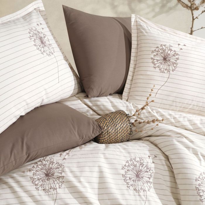 Двоспальний Євро комплект Clasy Veneta Ранфорс з вишивкою