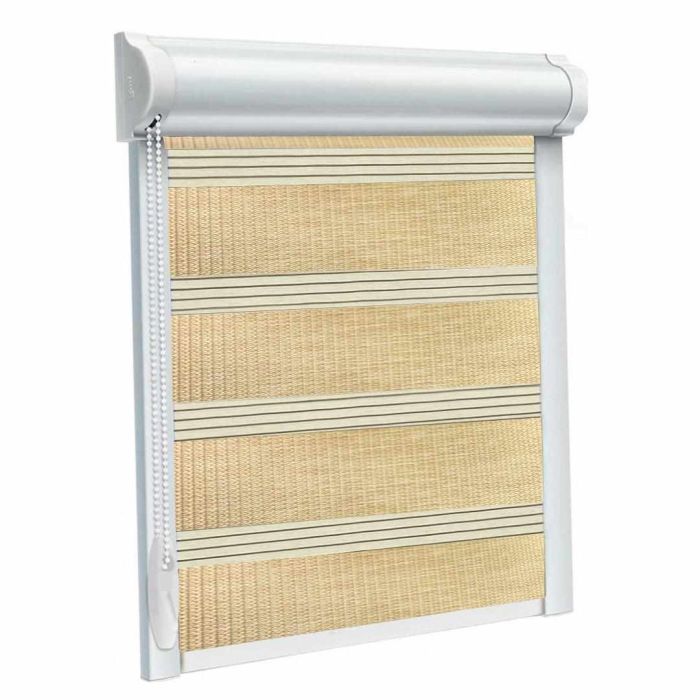 Рулонна штора Pastoral DN день-ніч закритого типу П-подібна Світло-бежевий