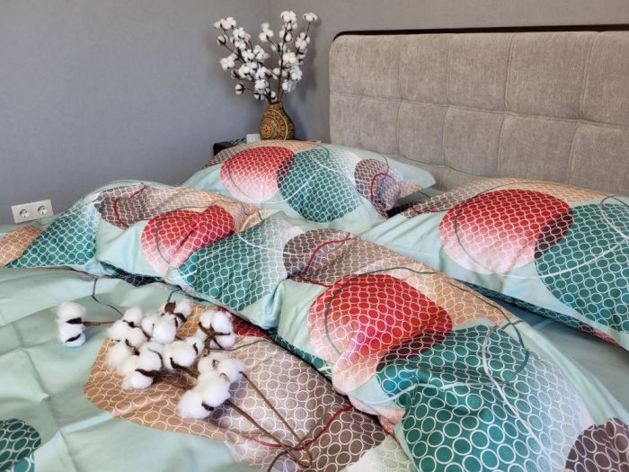 Сатин PREMIUM, TOLEDO COLORFUL UNO (Полуторний)