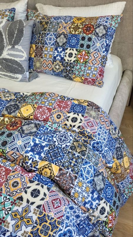 Мозаїка NEW/шампань, Turkish flannel (Полуторний)