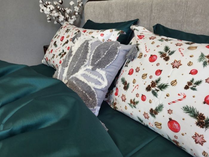 Сатин PREMIUM, DECORATIONS (Полуторний)