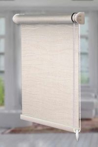 Рулонна штора Lazur відкритого типу Молочний
