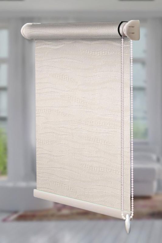 Рулонна штора Lazur відкритого типу Молочний