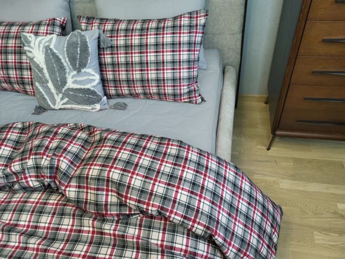 Фагот/сизий дим, Turkish flannel підк. двустор. (Полуторний)