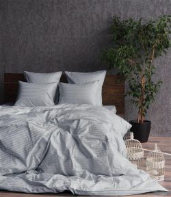 Stripe LUX LIGHT GREY 1/1см нав. 50*70см (Полуторний)