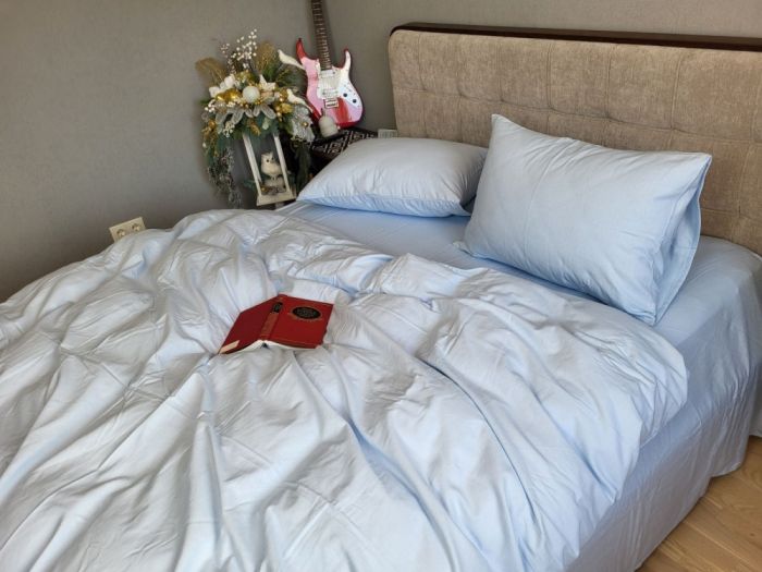 Блакитний, Turkish flannel (Полуторний)