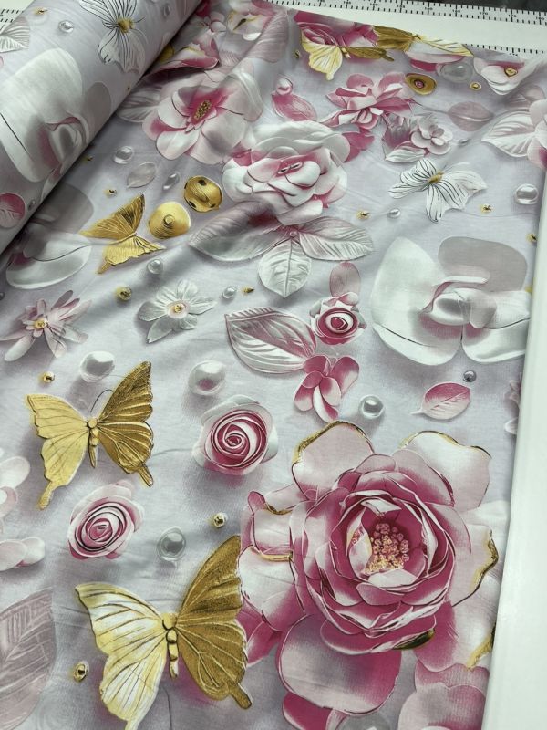 Розалі, сатин (Полуторний)