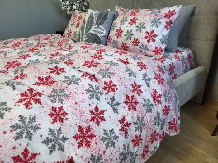 Сніжинка сіра, Turkish flannel (Полуторний)