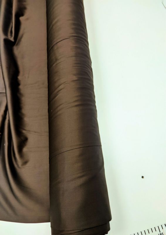 Сатин однотонний DARK CHOCOLATE, №154 (Полуторний)