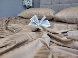 Stripe LUX BEIGE TONE 1/1см (Полуторний)