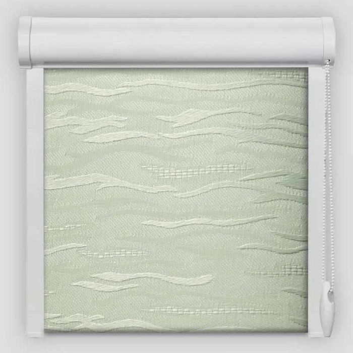 Рулонна штора Лазур закритого типу Салатовий