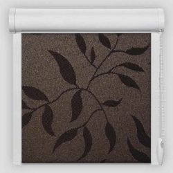 Рулонна штора Натура закритого типу Шоколадний