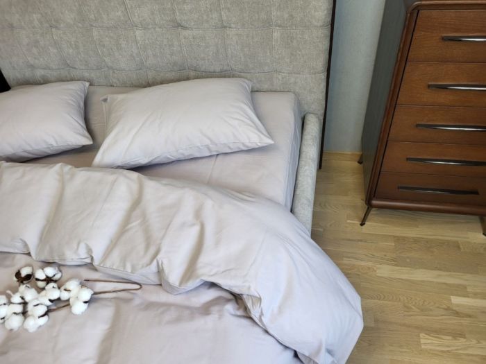 Сірий мусон S146, Turkish flannel (Полуторний)