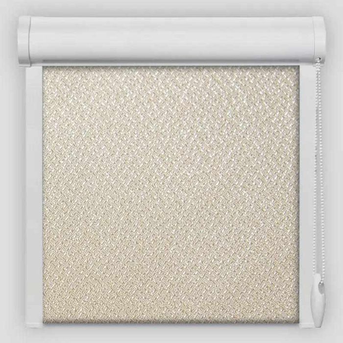 Рулонна штора Pearle закритого типу Кремовий