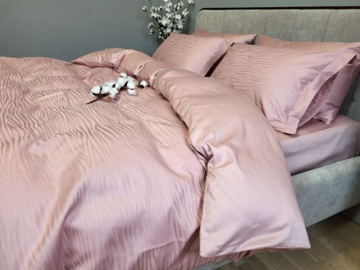 Сатин JACQUARD, WAVE POWDER (Полуторний)