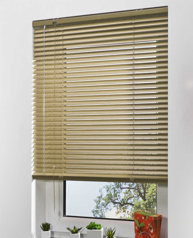 Жалюзі горизонтальні алюмінієві Бежевий