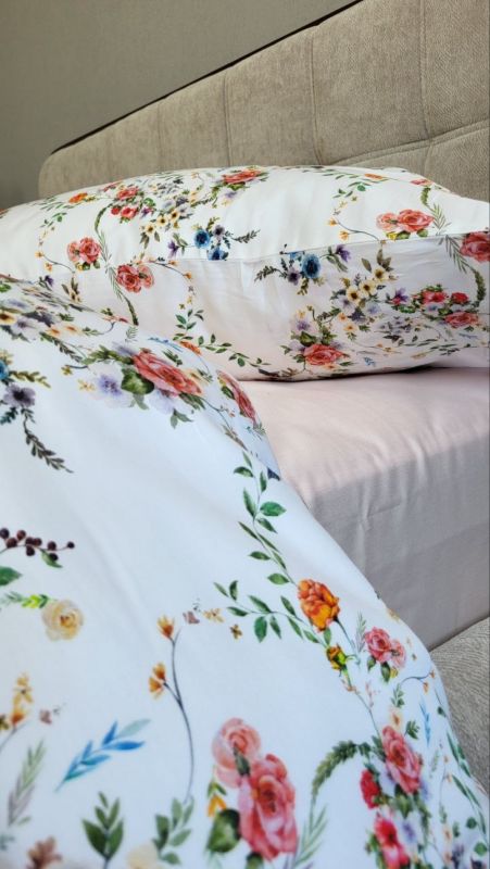 Сатин PREMIUM, LITORE (Полуторний)